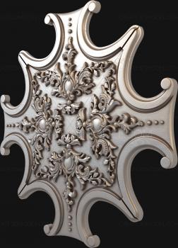 Rozette (RZ_1070-9) 3D model for CNC machine